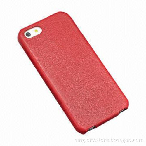 High-grade Litchi Texture Leather Case for iPhone 5S, Easy to Install and Take Out